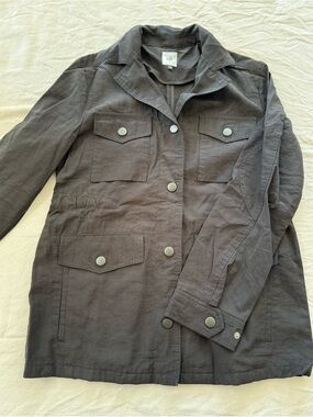 Cabi Caravan Jacket #6464 Black Utility Tunic Topper [S]